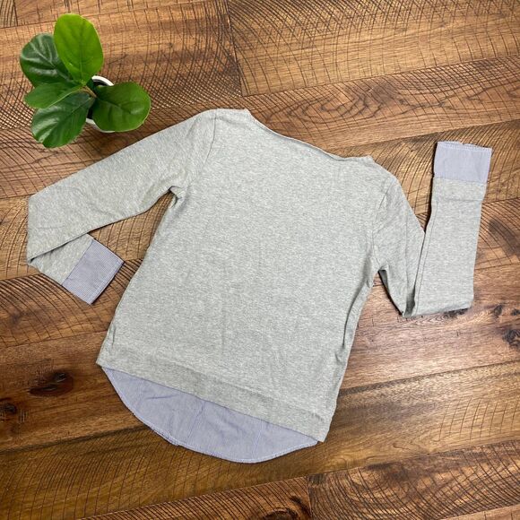 J.CREW mercantile boatneck long sleeve - Picture 2 of 6